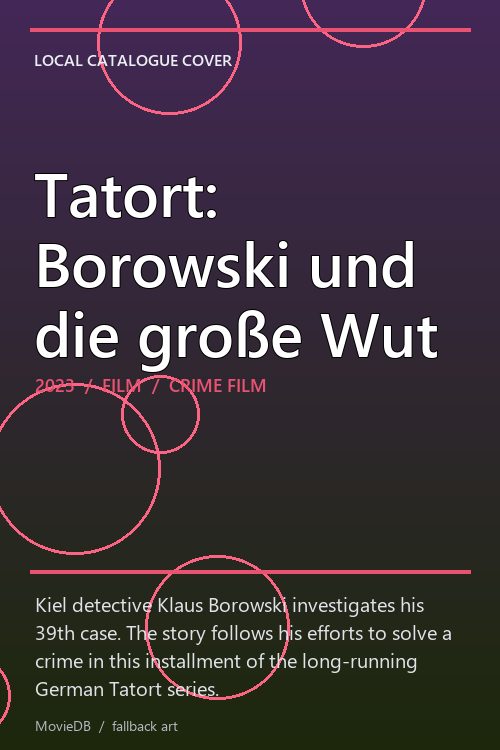 Tatort: Borowski und die große Wut poster