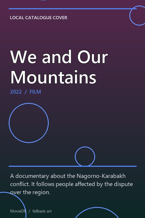 We and Our Mountains poster