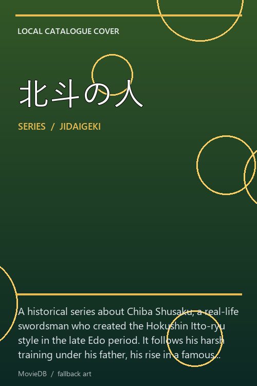 北斗の人 poster