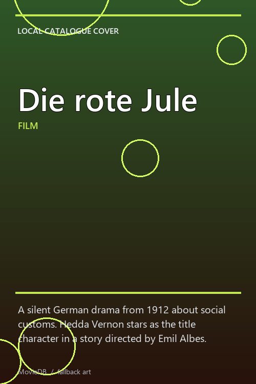 Die rote Jule poster
