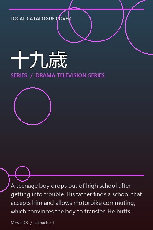 十九歳 poster