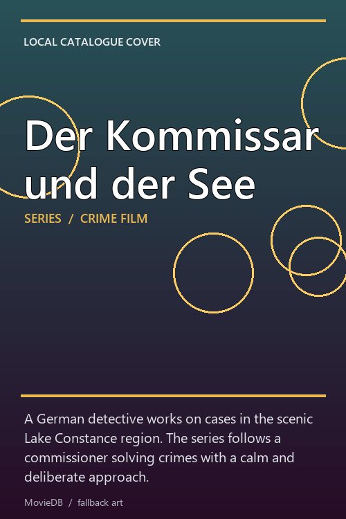 Der Kommissar und der See poster