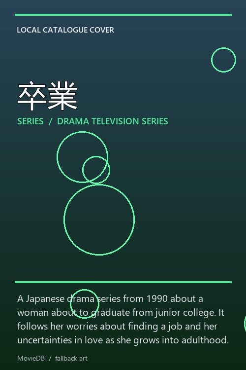卒業 poster