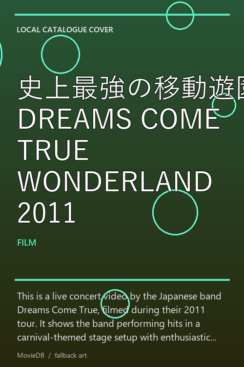 史上最強の移動遊園地 DREAMS COME TRUE WONDERLAND 2011 poster