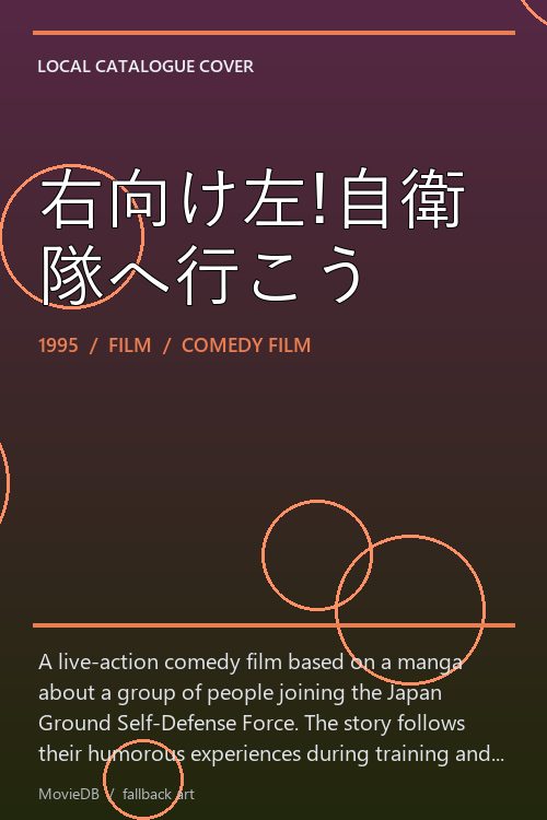 右向け左!自衛隊へ行こう poster