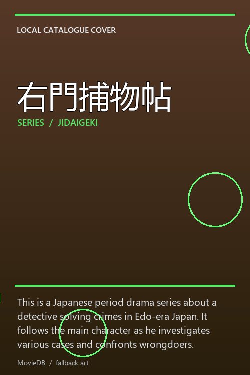 右門捕物帖 poster