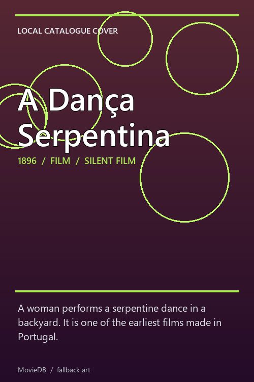 A Dança Serpentina poster