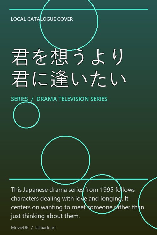 君を想うより君に逢いたい poster