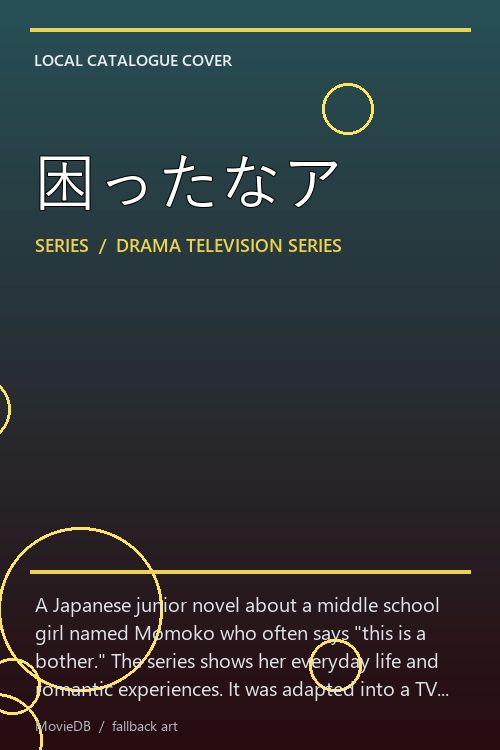 困ったなア poster
