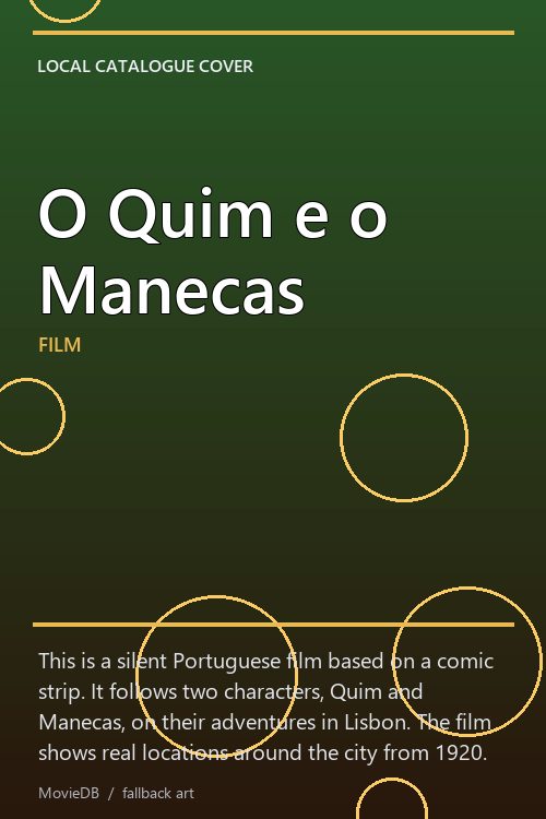 O Quim e o Manecas poster