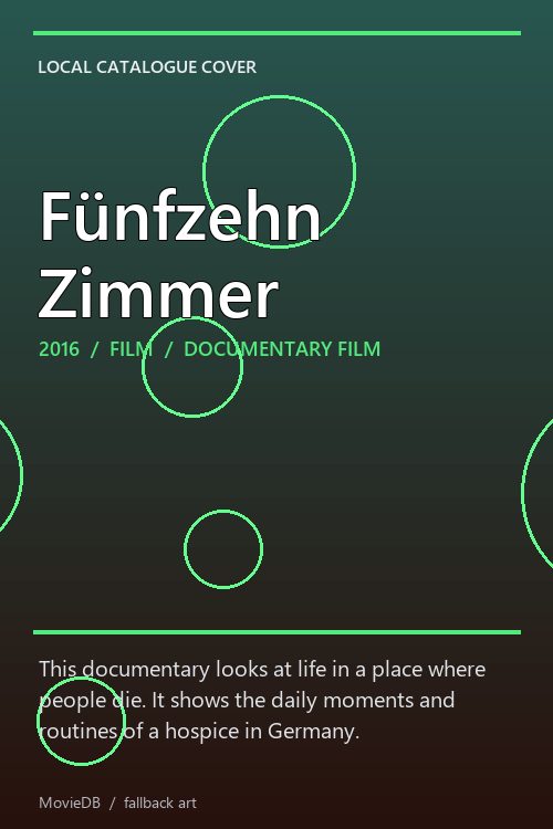 Fünfzehn Zimmer poster