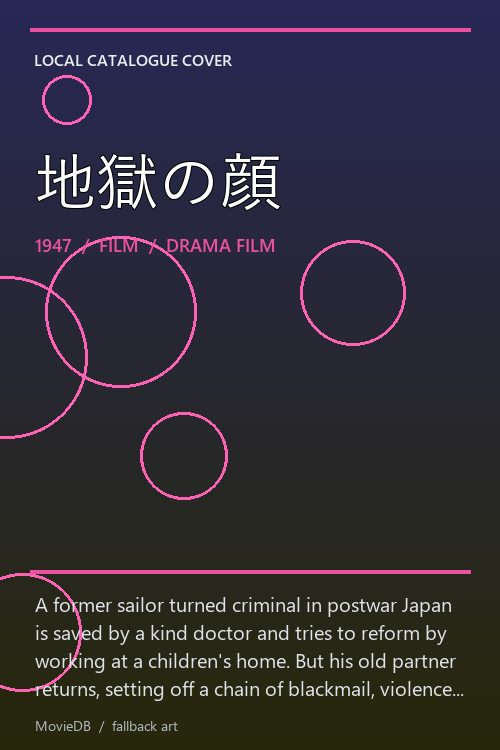 地獄の顔 poster