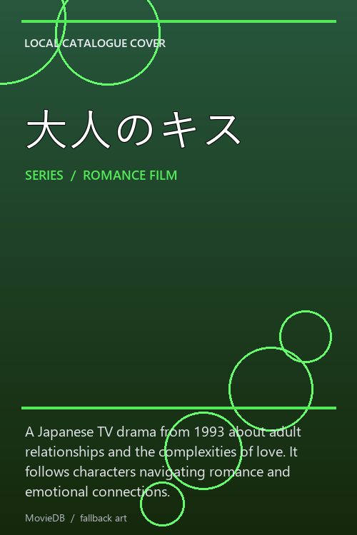 大人のキス poster