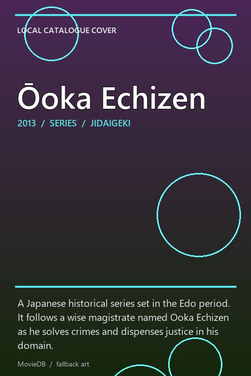 Ōoka Echizen poster