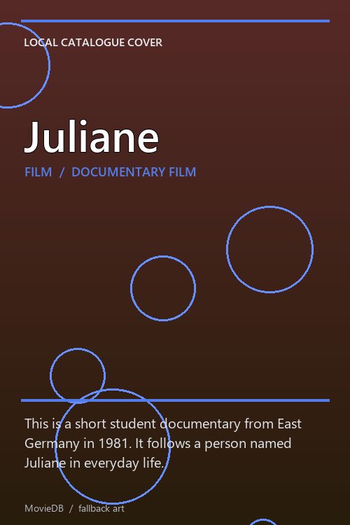 Juliane poster