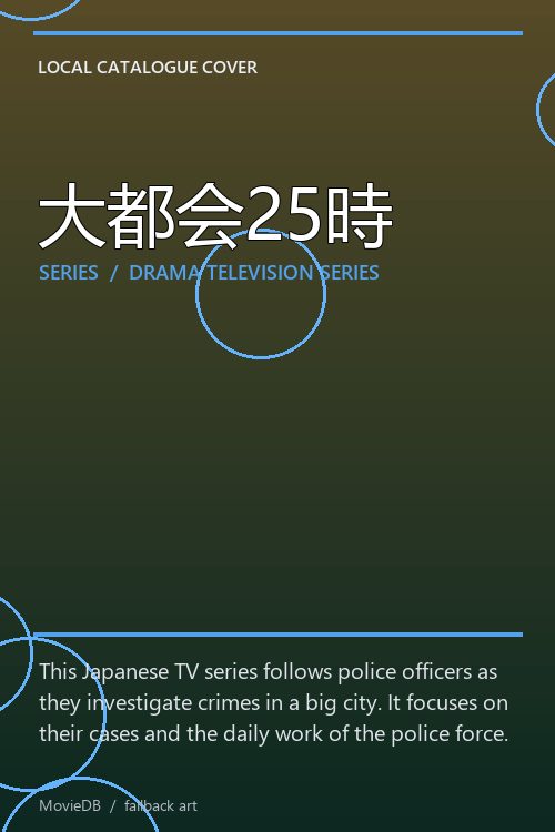 大都会25時 poster