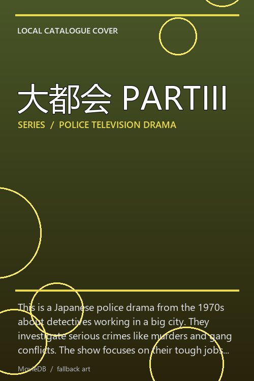 大都会 PARTIII poster