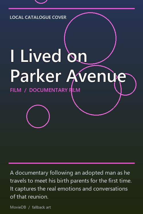 I Lived on Parker Avenue poster