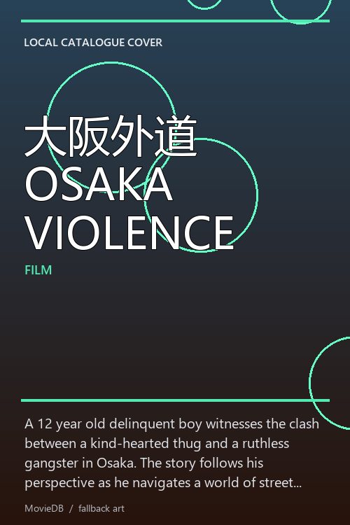 大阪外道 OSAKA VIOLENCE poster