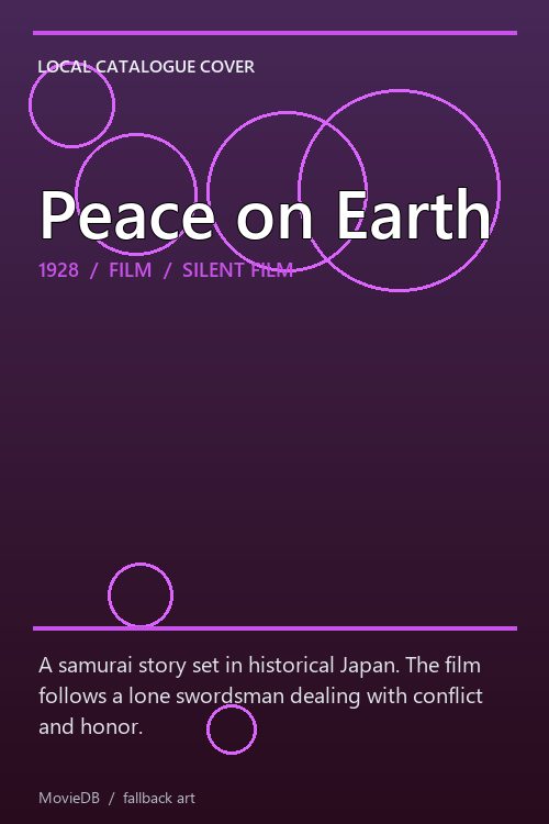 Peace on Earth poster