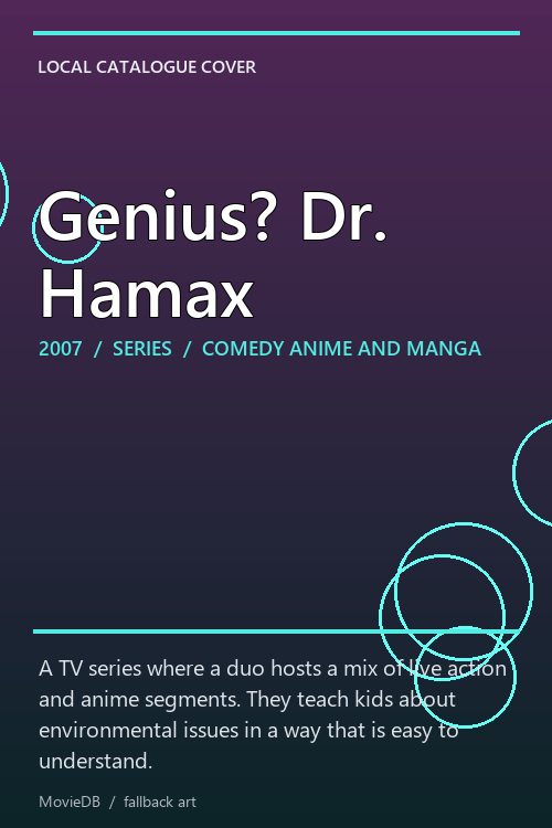 Genius? Dr. Hamax poster