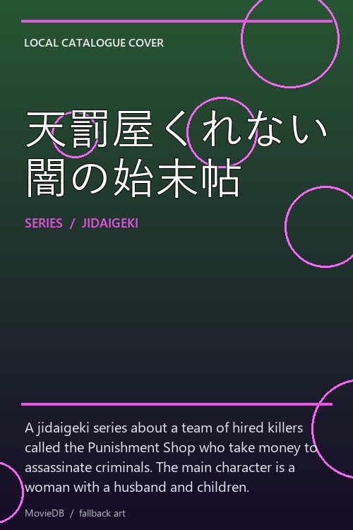 天罰屋くれない 闇の始末帖 poster