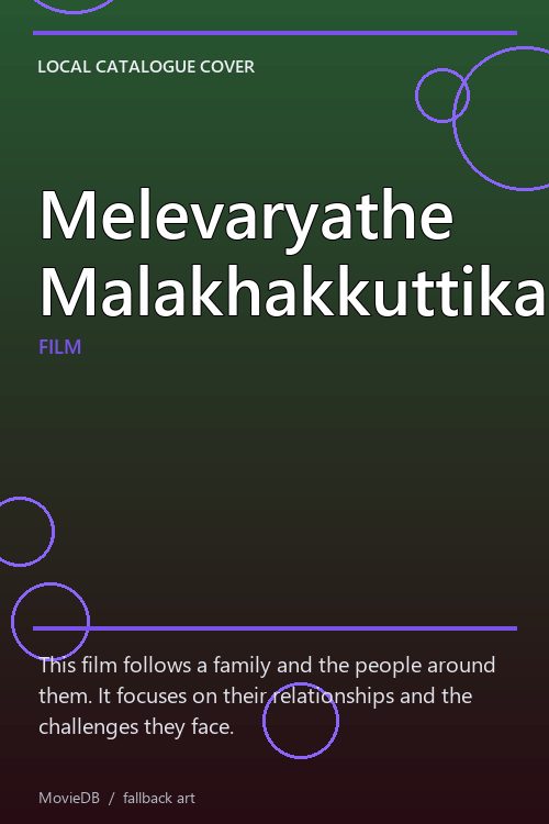 Melevaryathe Malakhakkuttikal poster