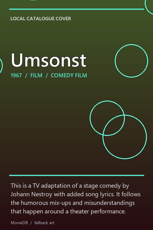 Umsonst poster