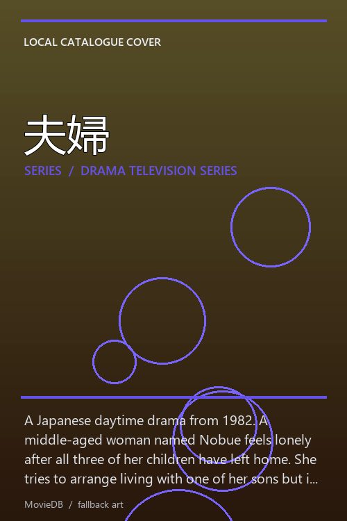 夫婦 poster