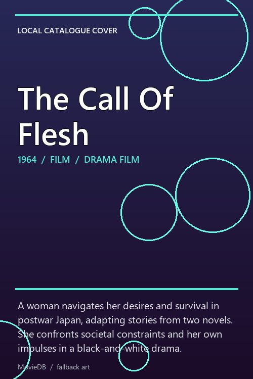 The Call Of Flesh poster