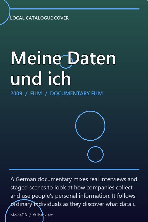 Meine Daten und ich poster