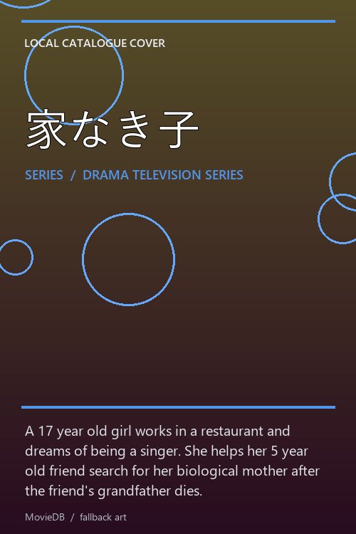 家なき子 poster