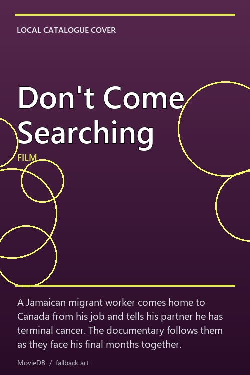 Don't Come Searching poster