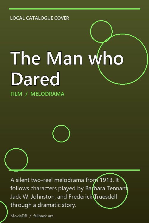 The Man who Dared poster