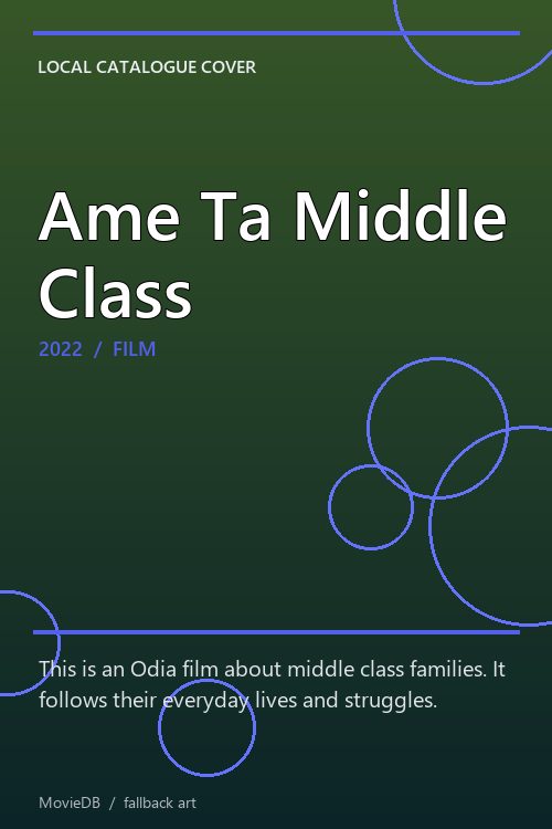 Ame Ta Middle Class poster