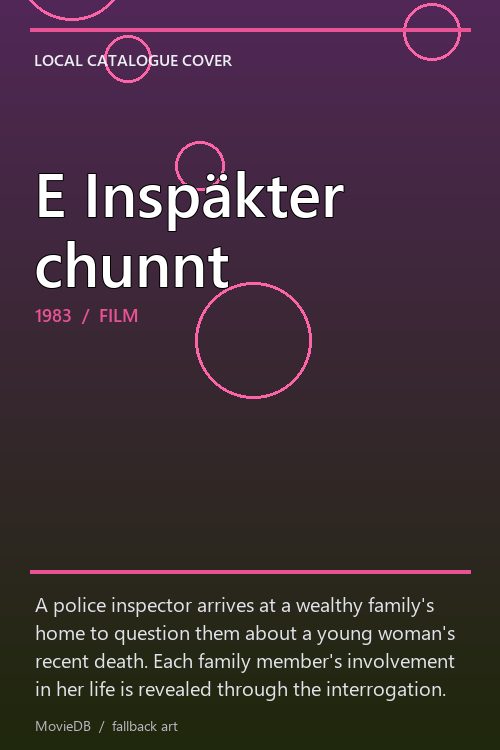 E Inspäkter chunnt poster