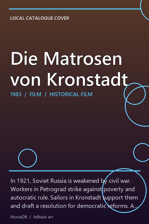 Die Matrosen von Kronstadt poster