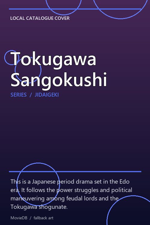 Tokugawa Sangokushi poster