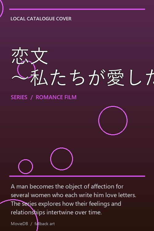 恋文 〜私たちが愛した男〜 poster