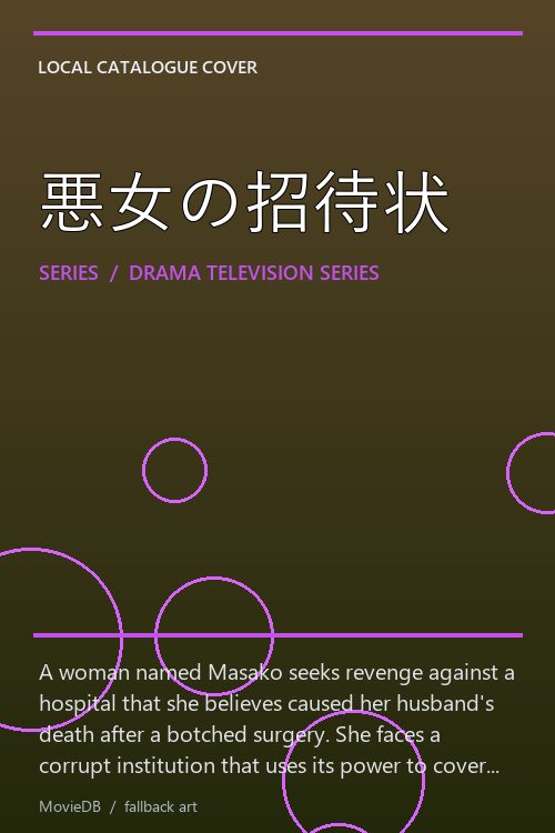 悪女の招待状 poster
