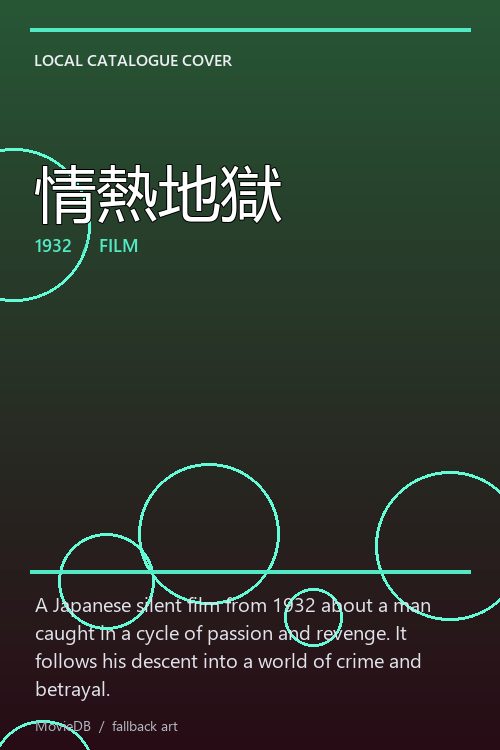 情熱地獄 poster