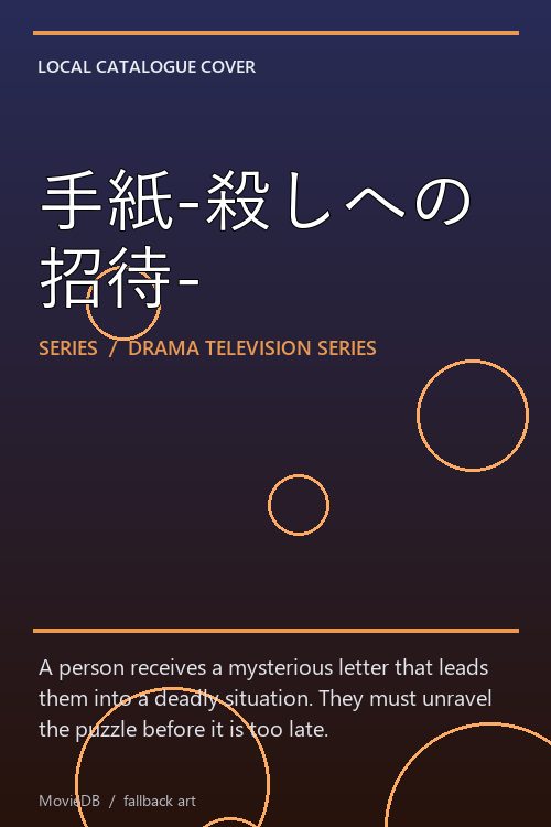 手紙-殺しへの招待- poster