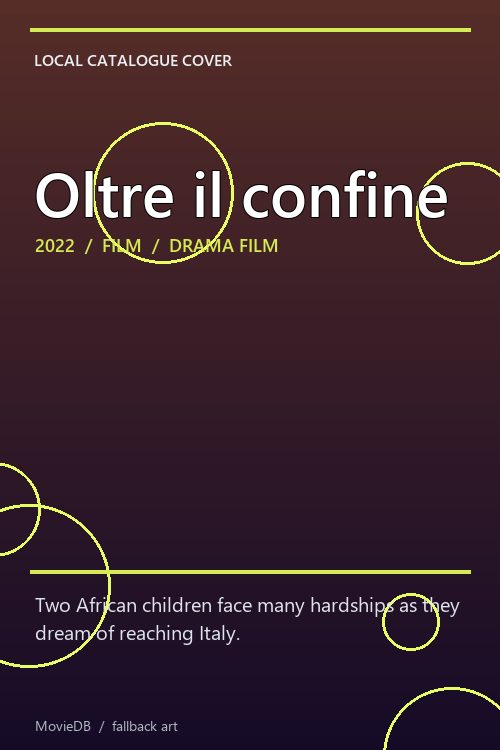 Oltre il confine poster