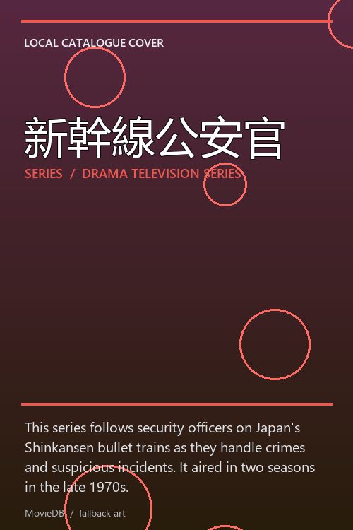 新幹線公安官 poster