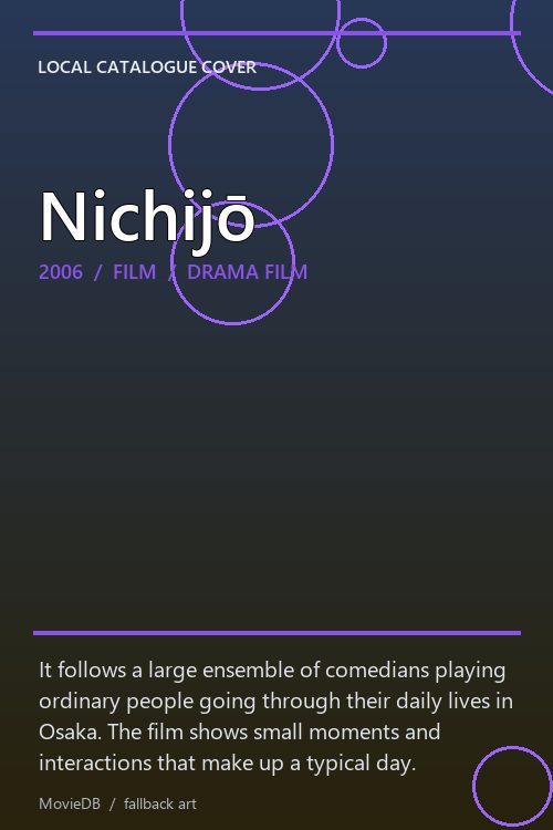 Nichijō poster