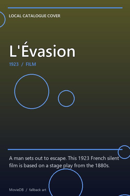 L'Évasion poster