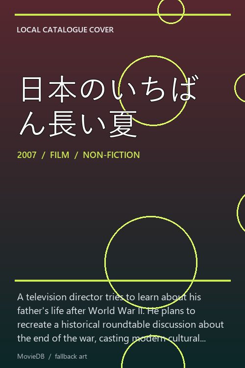 日本のいちばん長い夏 poster