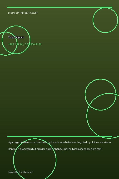 Trash Program poster