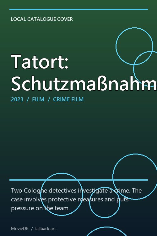 Tatort: Schutzmaßnahmen poster
