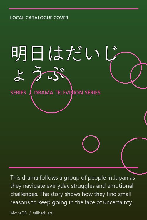 明日はだいじょうぶ poster